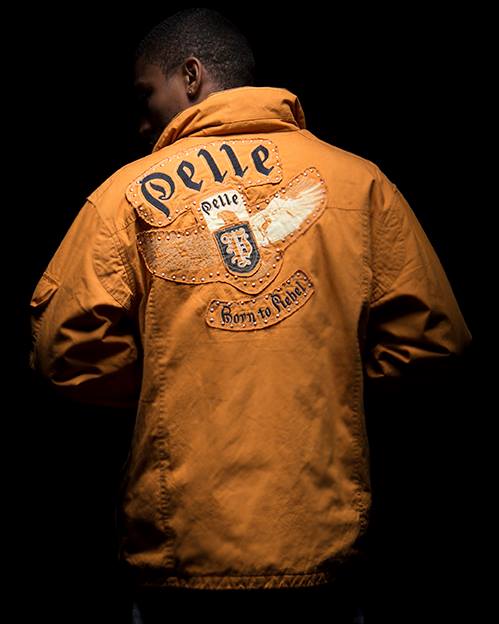 Pelle Pelle Born To Rebel Mustard Men Jacket view 2
