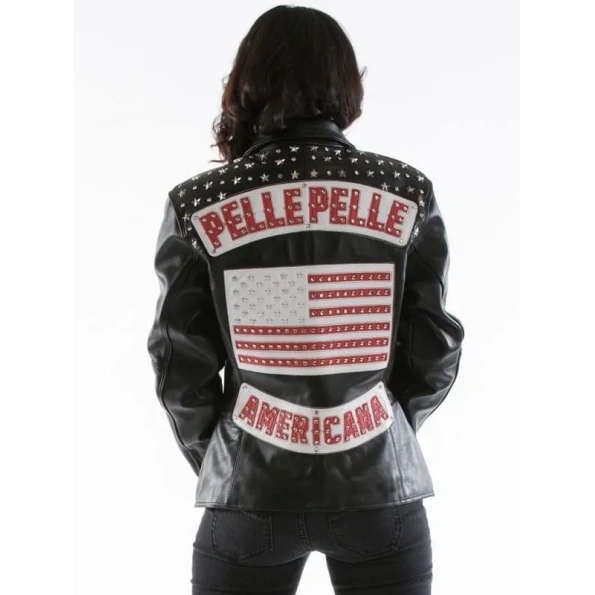 Bold Pelle Pelle Black Americana Women Jacket view 2