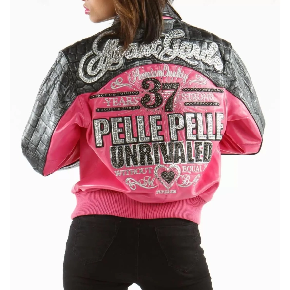 Pelle Pelle Pink Unrivaled MB Leather Jacket view 2