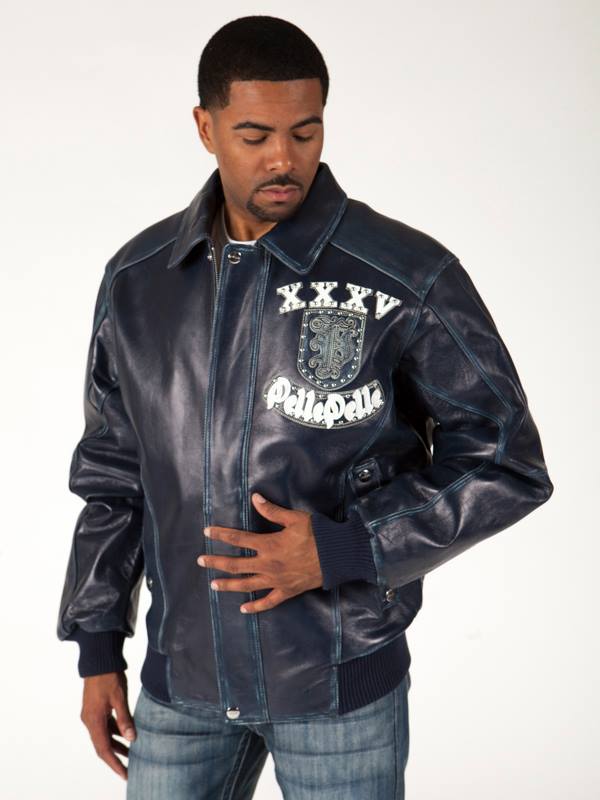 Pelle Pelle Men Born To Rebel Leather Jacket view 2