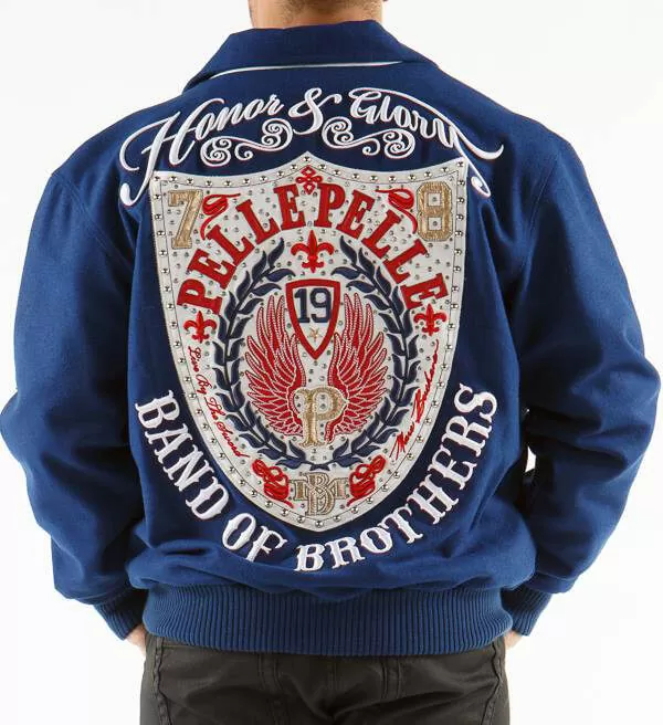 Pelle Pelle Honor And Glory Men Blue Jacket view 2
