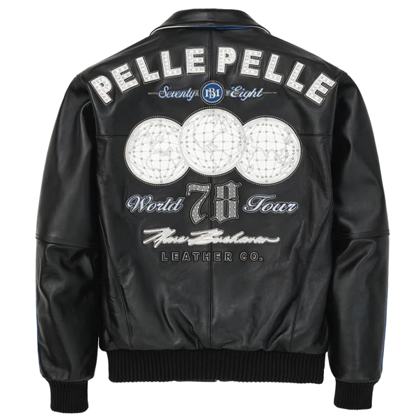 Pelle Pelle Men World Tour Black Plush Jacket view 2