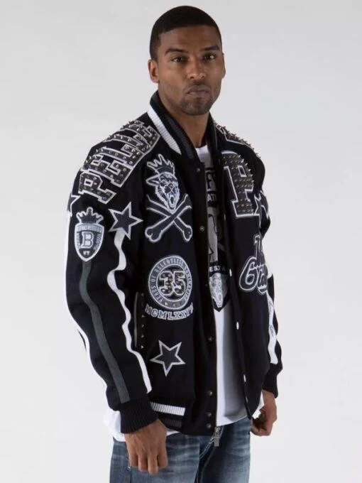 Pelle Pelle 35th Anniversary Varsity Jacket view 4