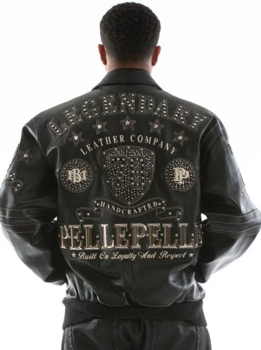 Pelle Pelle Legendary Black Stud Men Jacket view 2