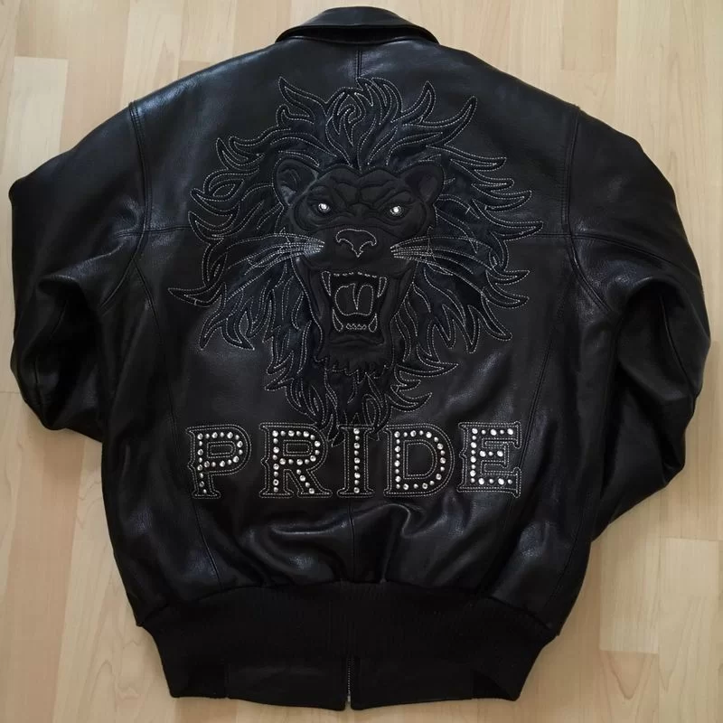 Pelle Pelle Black Pride Stud Leather Jacket view 2