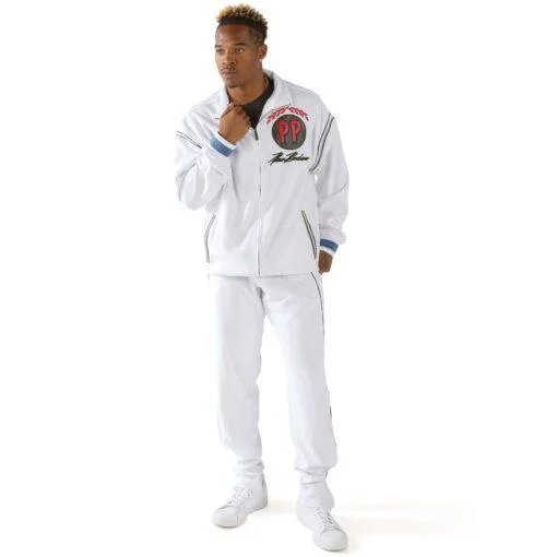 White Pelle Pelle Marc Buchanan Warmup Tracksuit view 3
