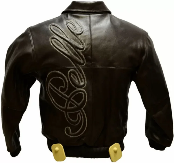 Pelle Pelle Dark Brown Bomber Leather Jacket view 2