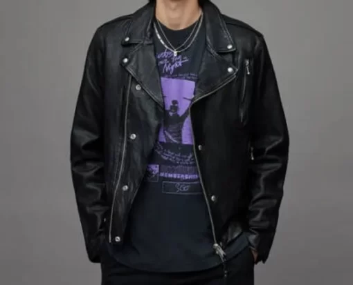 Pelle Pelle Genuine Leather Biker Jacket