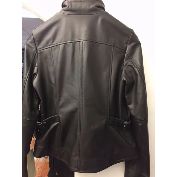 Pelle Pelle Casual Black Leather Jacket | Men & Women Jacket view 2