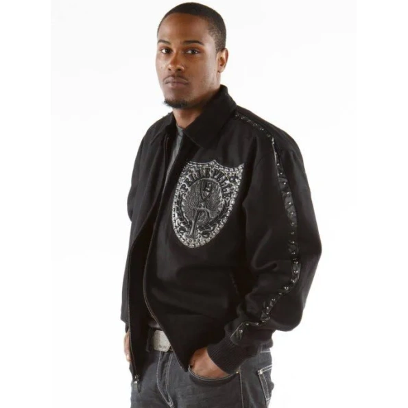 Pelle Pelle Band Of Brothers Black MB Jacket | Wool Jacket view 2