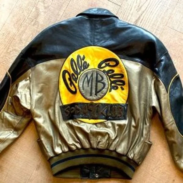Pelle Pelle MB Soda Club Leather Jacket | Varsity Jacket view 2