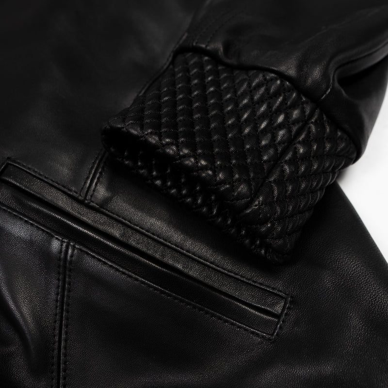 Pelle Pelle Basic Burnish Black Jacket | Men & Women Jacket view 7