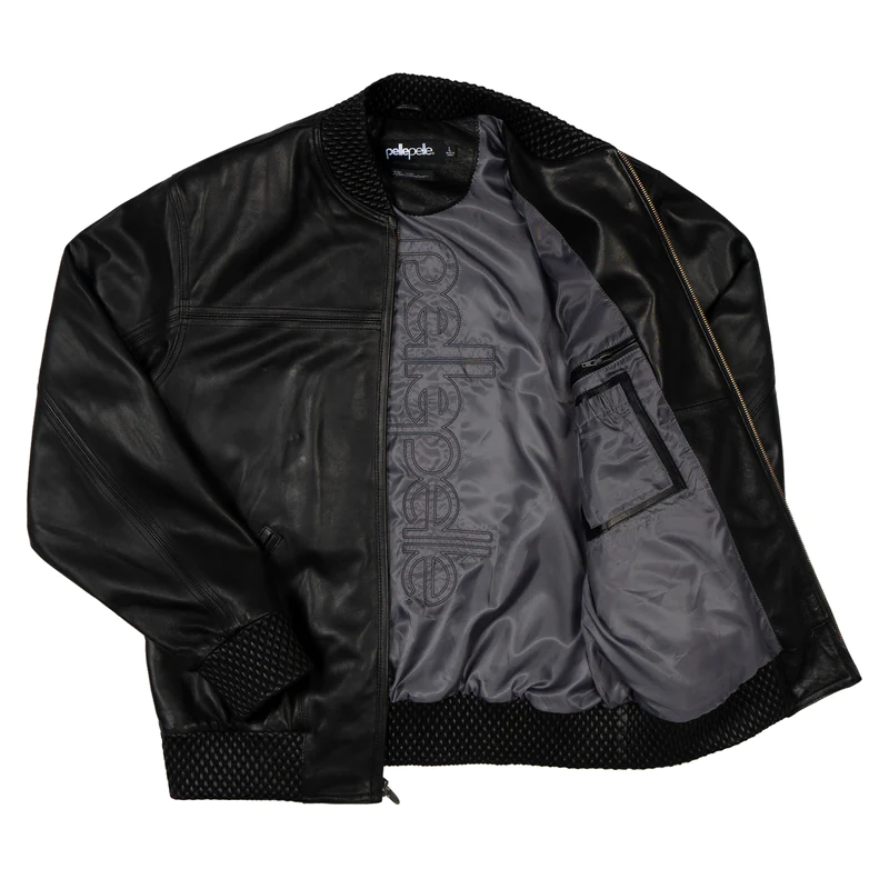 Pelle Pelle Basic Burnish Black Jacket | Men & Women Jacket view 3
