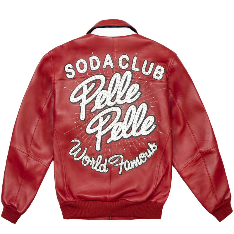 Pelle Pelle Soda Club World Famous Red Jacket | New Arrival view 2