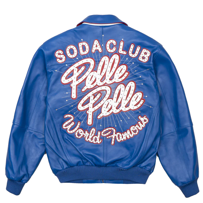 New Arrival Pelle Pelle Blue Soda Club Jacket | World Famous view 2