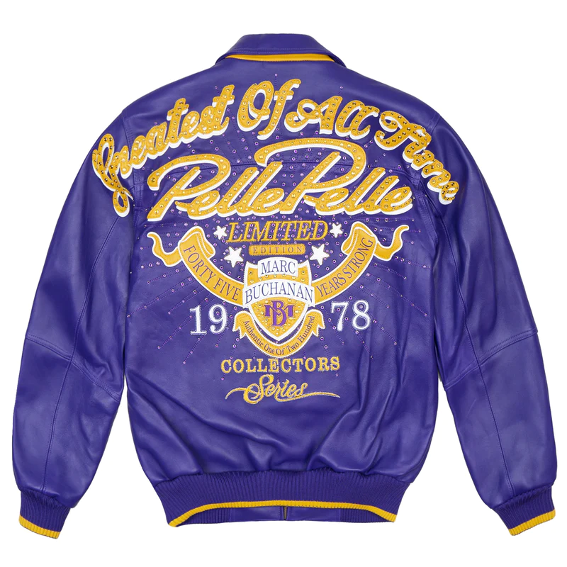 Purple Pelle Pelle Greatest Of All Time Jacket | New Arrival view 2