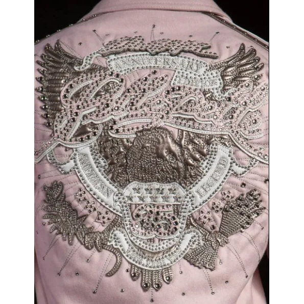 Pelle Pelle American Legend Pink Wool Jacket view 2