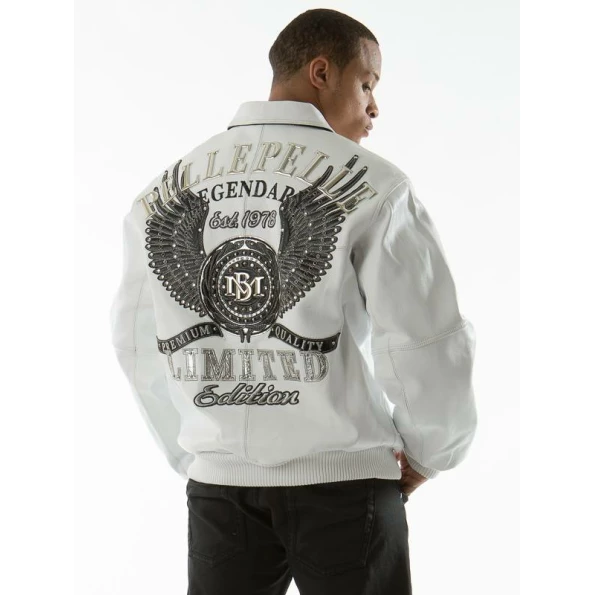 Pelle Pelle Legendary White Leather Jacket | Men Jacket view 2