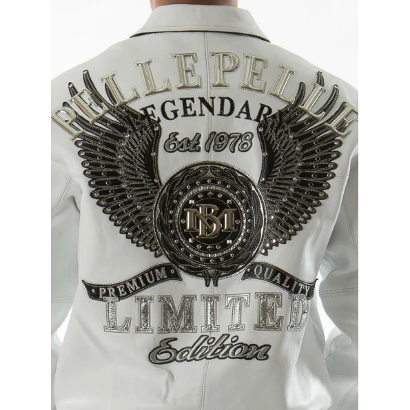 Pelle Pelle Legendary White Leather Jacket | Men Jacket view 3
