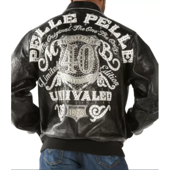 Pelle Pelle Unrivaled MB Black Leather Jacket | Men Jacket view 4