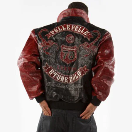 Pelle Pelle Scorpion Men Croc Leather Jacket | MB Jacket