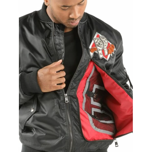 Pelle Pelle Cool Cat Men Parka Jacket | Black Jacket view 4