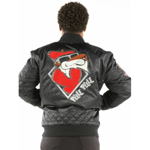 Pelle Pelle Cool Cat Men Parka Jacket | Black Jacket view 2