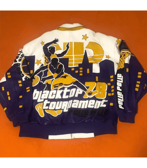 Pelle Pelle Basketball 1978 Leather Jacket | Men & Women view 2