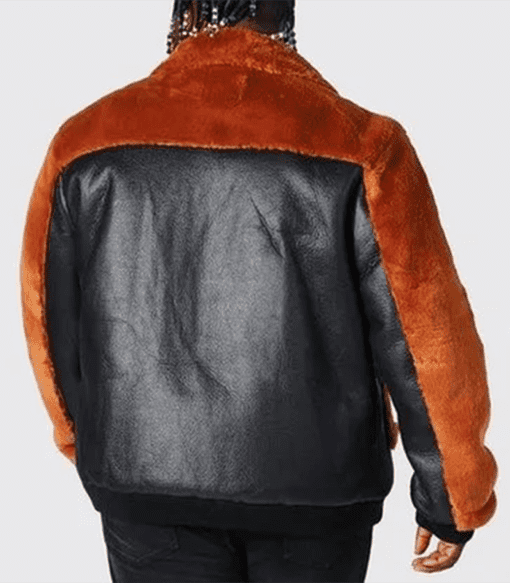 Pelle Pelle Men Leather Aviator Jacket | Fur Jacket view 2