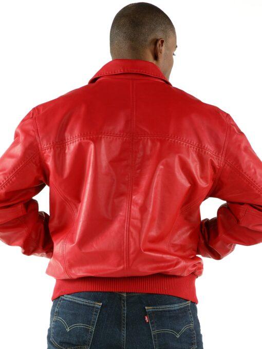 Pelle Pelle Red Plain Soft Leather Jacket | Men Jacket