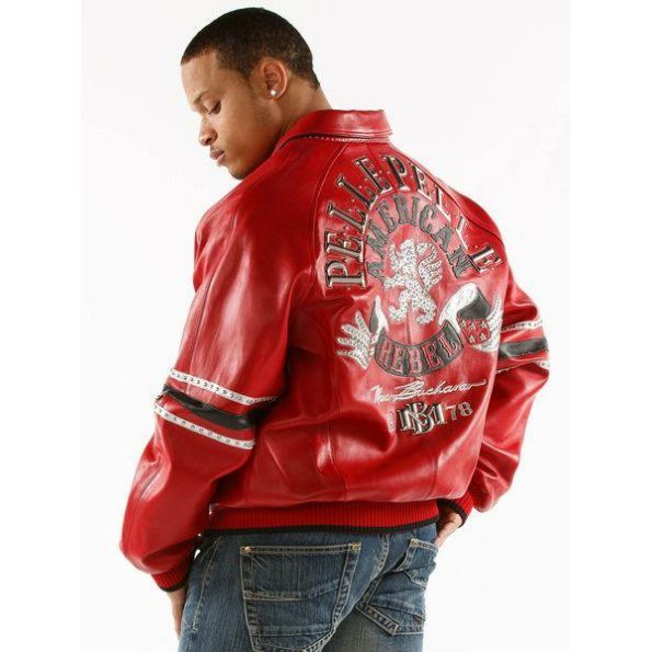 Pelle Pelle Men American Rebel Red Jacket | Leather Jacket view 2