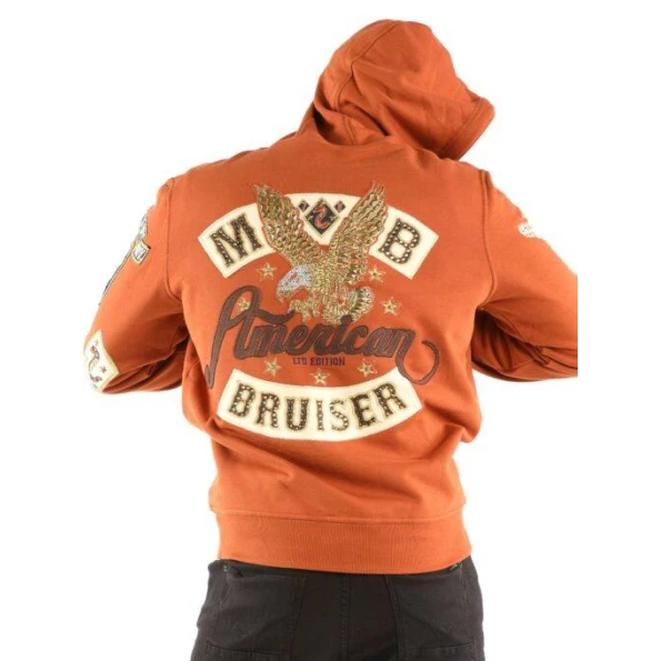 Pelle Pelle American Bruiser Orange Hood Jacket | Men Jacket view 2