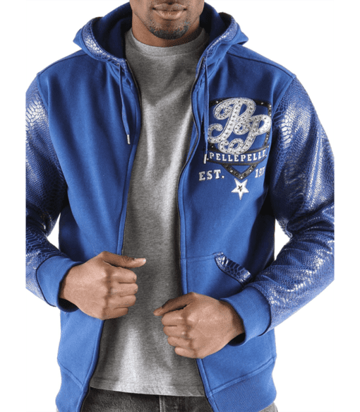 Pelle Pelle Blue King Of Thrones Jacket | Men Jacket view 2