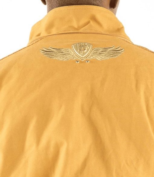 Pelle Pelle Airbourne Fur Hood Men Jacket | Yellow Jacket view 2