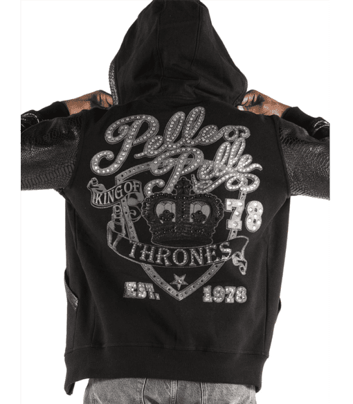 Pelle Pelle King Of Thrones Black Jacket | Men Jacket view 2