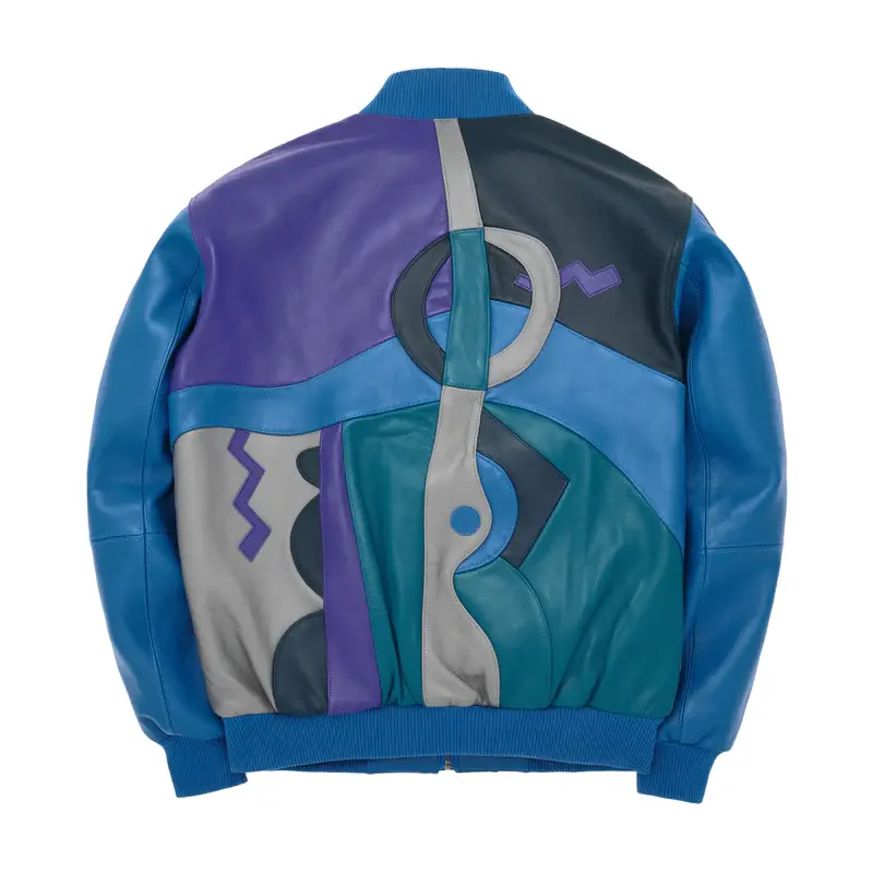 Pelle Pelle Blue Picasso Leather Jacket | Men & Women view 2