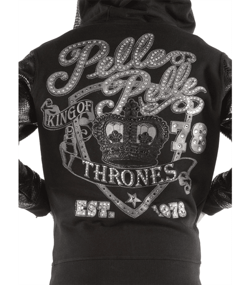 Pelle Pelle King Of Thrones Black Jacket | Men Jacket view 4