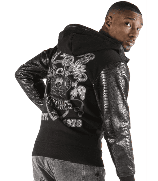 Pelle Pelle King Of Thrones Black Jacket | Men Jacket view 3