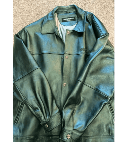 Pelle Pelle Green Cool Panther Leather Jacket | Men & Women view 2