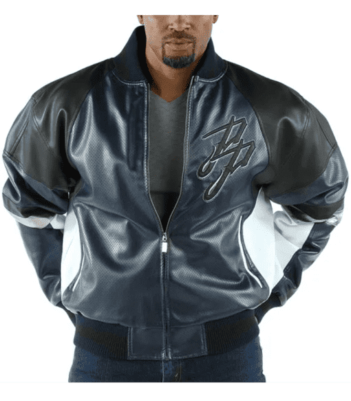 Pelle Pelle 1978 Navy Blue Leather Jacket | Men Jacket