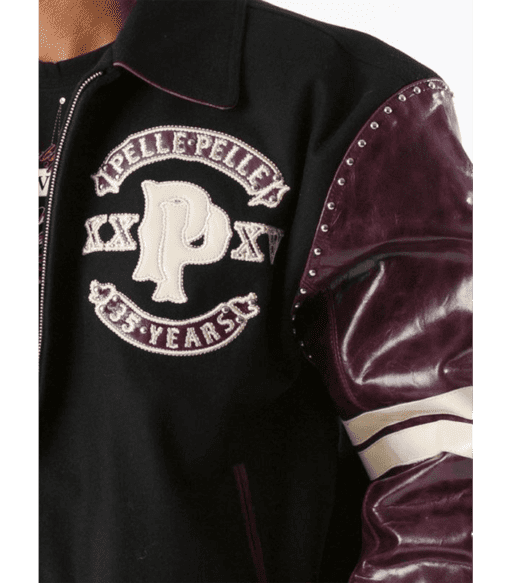 Pelle Pelle Black Plum Supply Co. Men Jacket |  MB Jacket view 3