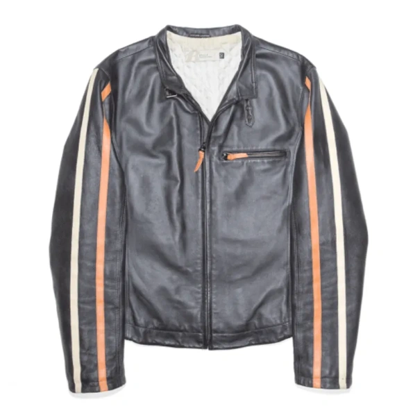 Pelle Pelle Grey Biker Zipper Jacket | Men & Women view 2