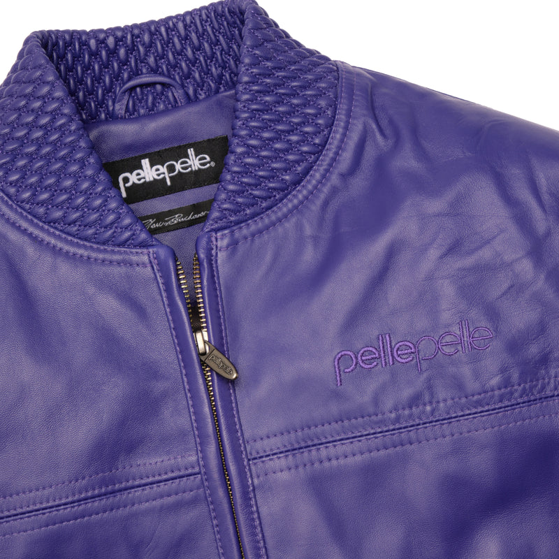 Pelle Pelle Purple Burnish Leather Jacket view 3