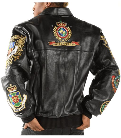 Pelle Pelle 1978 Patched Leather Jacket view 2