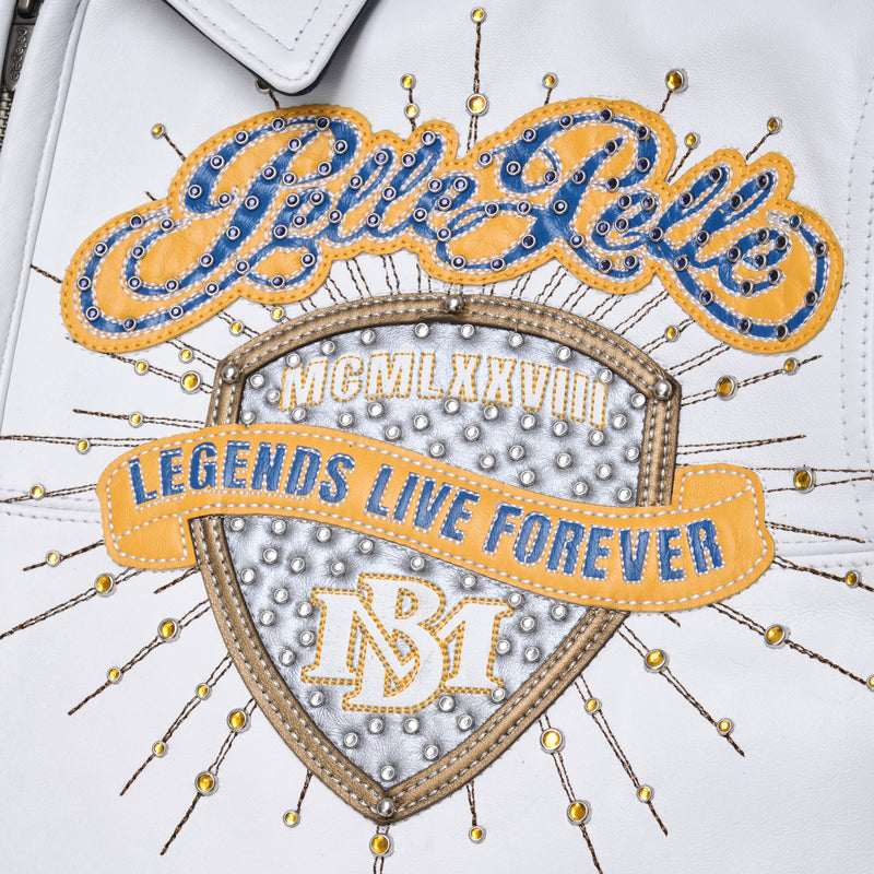 Pelle Pelle White Legends Live Forever Jacket view 3