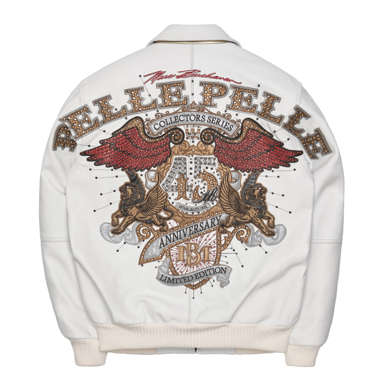 Pelle Pelle White Collectors Series Jacket | Pelle Pelle Store view 3