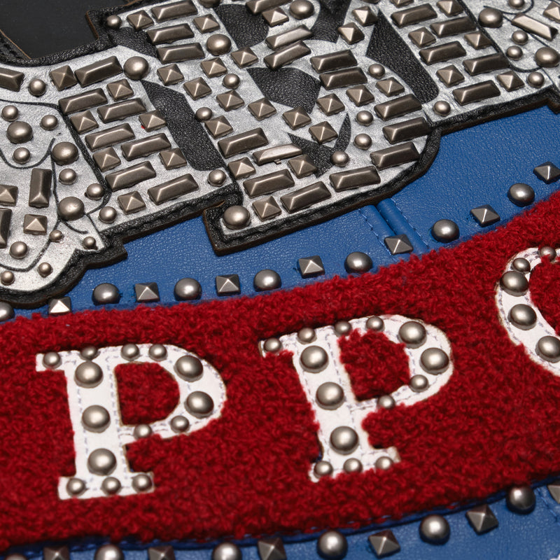 Pelle Pelle Black And Blue World Tour Jacket | Pelle Pelle Store view 5