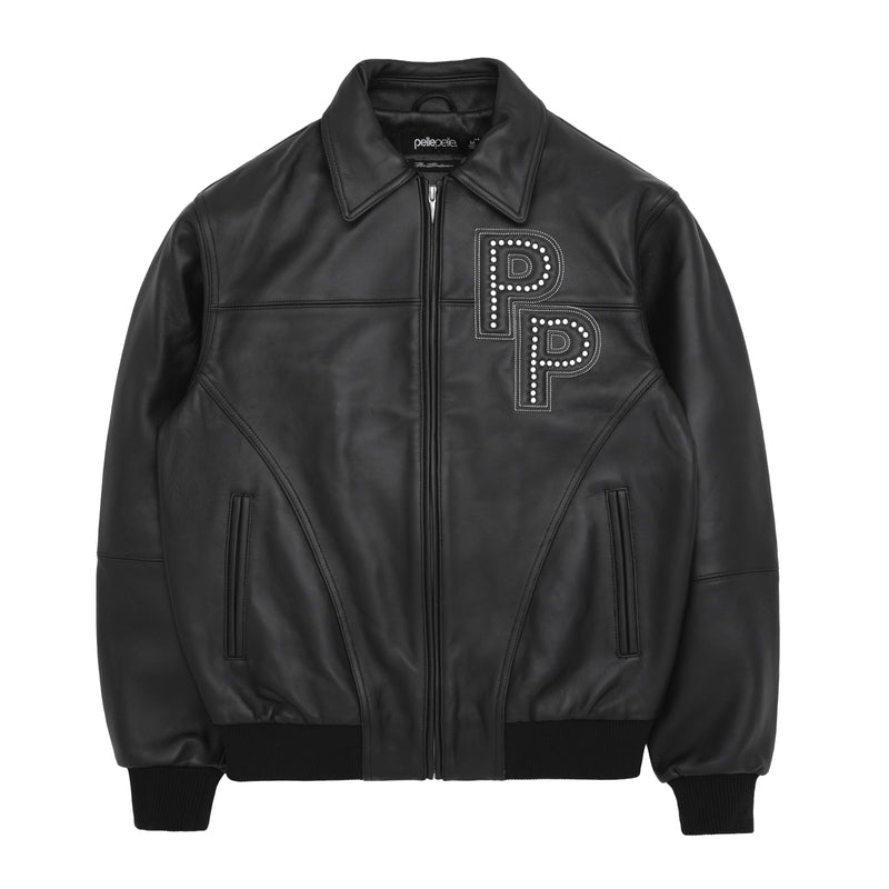 Pelle Pelle Black Stone Leather Jacket | Pelle Pelle Store