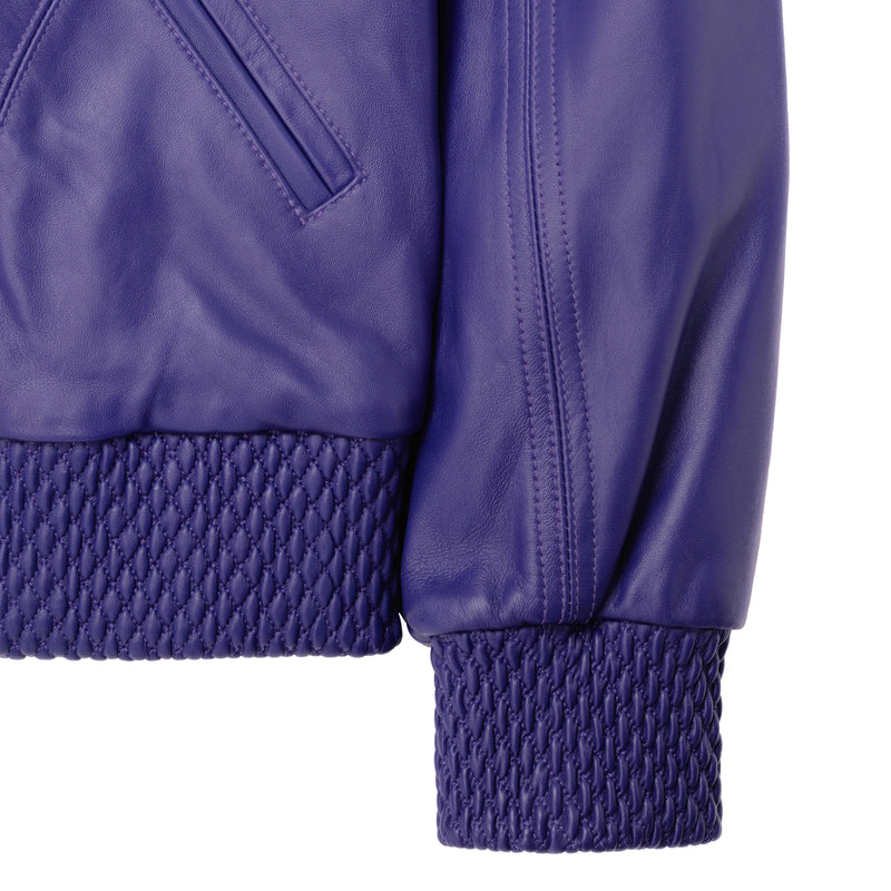 Pelle Pelle Purple Burnish Leather Jacket view 4