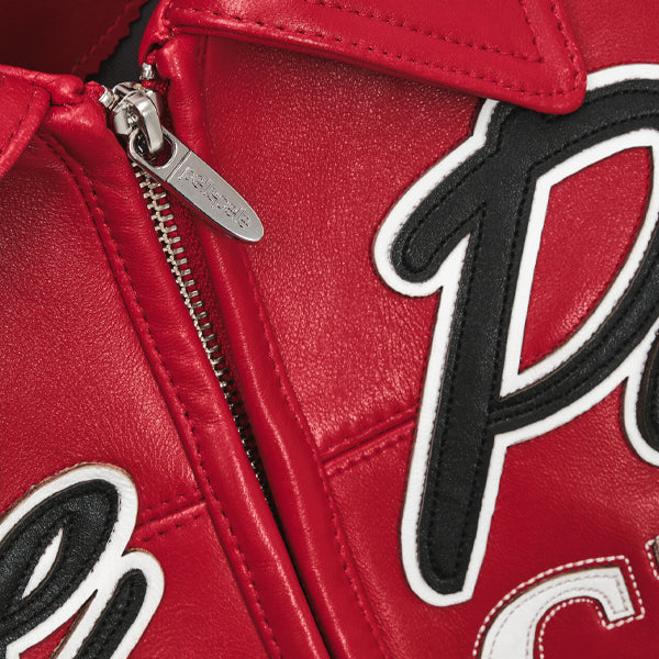 Pelle Pelle Red Soda Club Plush Jacket | Pelle Pelle Store view 3